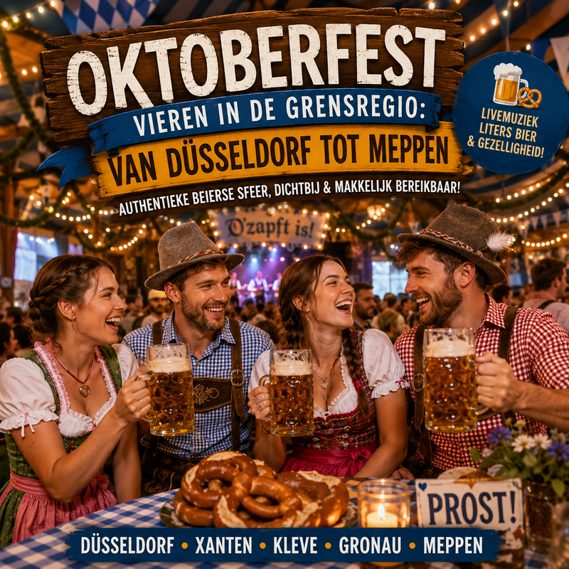 Oktoberfest vieren in de grensregio: van Düsseldorf tot Meppen