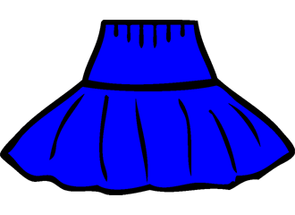 Blaue Petticoats