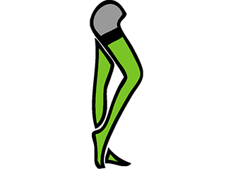 Grüne Strümpfe