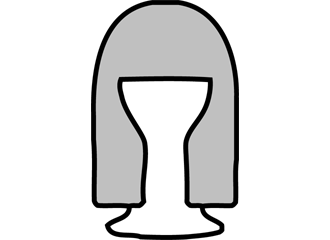 Lange Graue Perücken