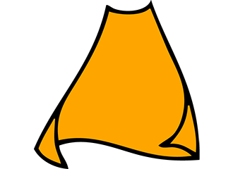 Orange Umhänge