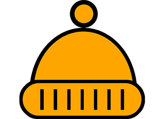 Orange Mützen