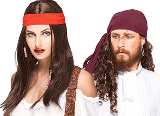 Piraten Haarbänder