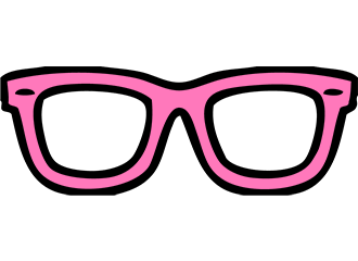 Pinke Brillen