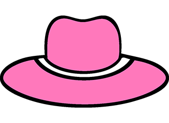 Pinke Hüte
