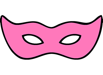 Pinke Augenmasken