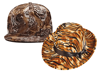 Tigermuster Hüte