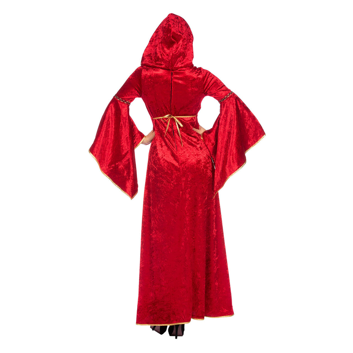 Op deze afbeelding zie je een Kostuums, van het merk Wilbers. Lady Redhood Van Adel Vrouw Kostuum