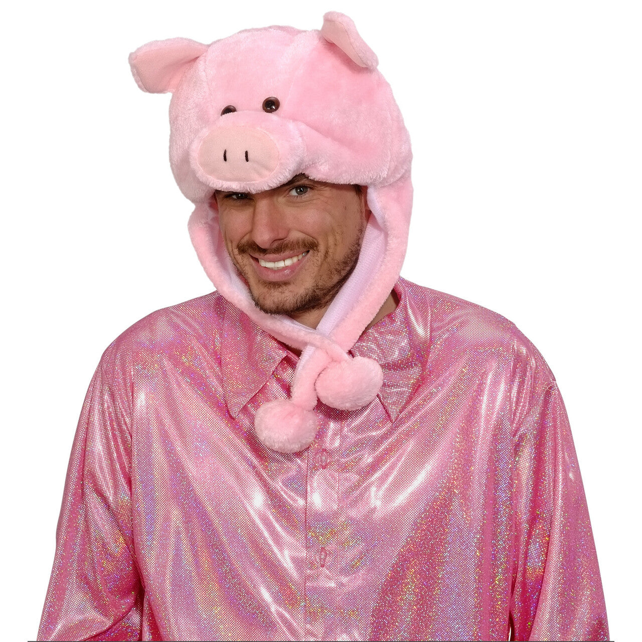 Op deze afbeelding zie je een Accessoires, van het merk Widmann. Varken Muts