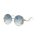 Lunettes Festival Chic Messy Bleu Vert