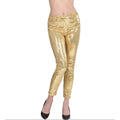 Pailletten Legging Las Vegas Goud Vrouw