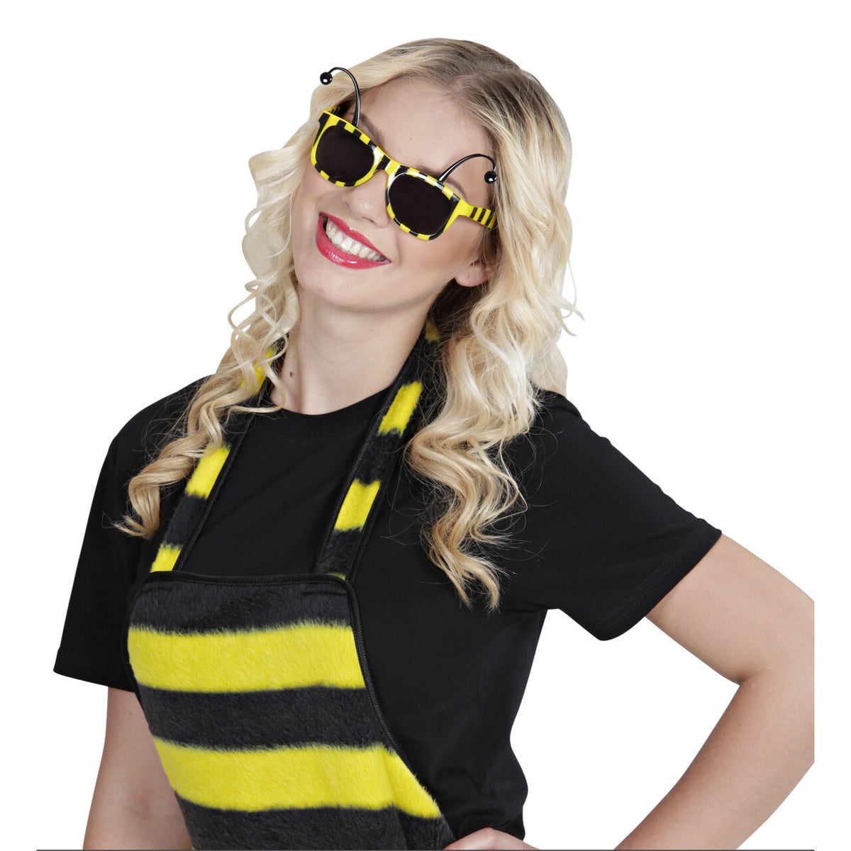 Op deze afbeelding zie je een Accessoires, van het merk Widmann. Bril, Bij Met Antennes