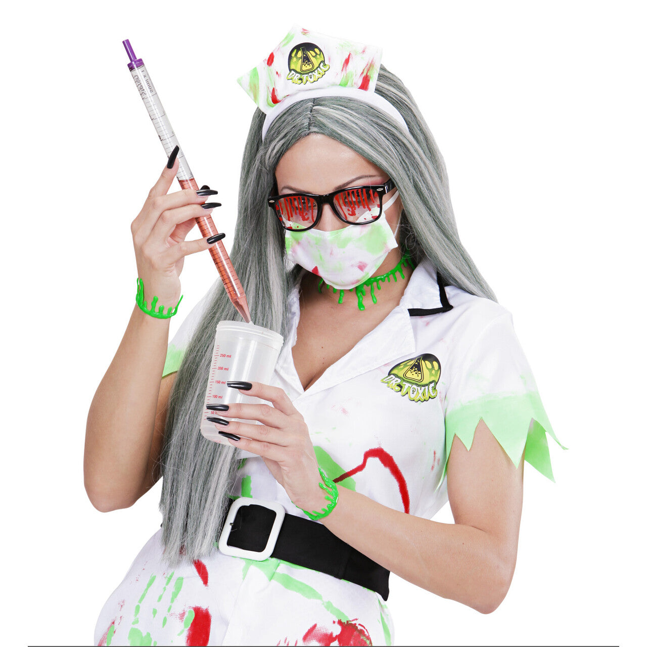 Op deze afbeelding zie je een Accessoires, van het merk Widmann. Bloody Bloederige Bril