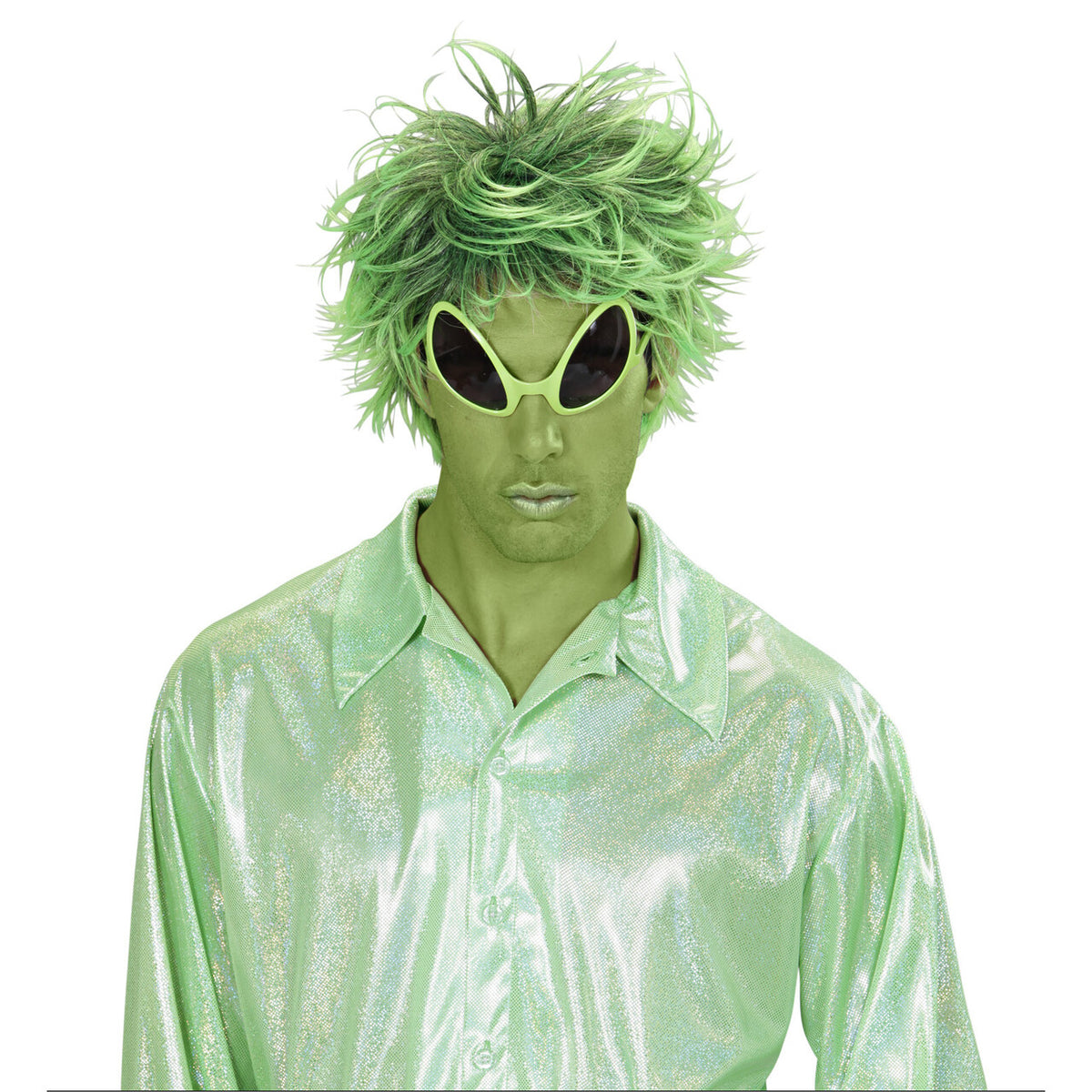 Op deze afbeelding zie je een Accessoires, van het merk Widmann. Bril Science Fiction Alien
