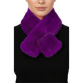 Écharpe En Fausse Fourrure Violette
