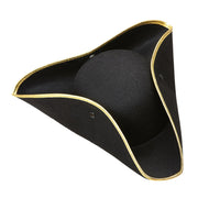 Op deze afbeelding zie je een Accessoires, van het merk Widmann. Traditionele Steek Hoed Vilt Zwart