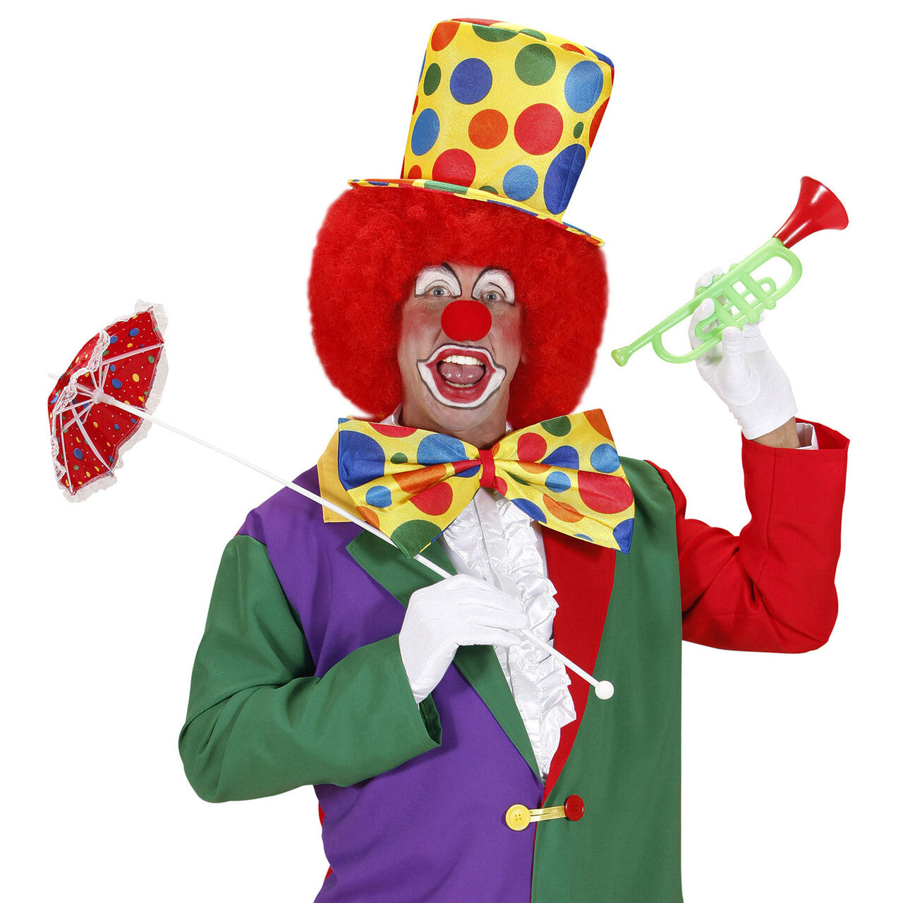 Op deze afbeelding zie je een Accessoires, van het merk Widmann. Grote Vrolijke Strik Clown