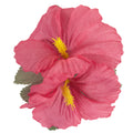 Pince à Cheveux Avec Fleurs Dhibiscus Roses