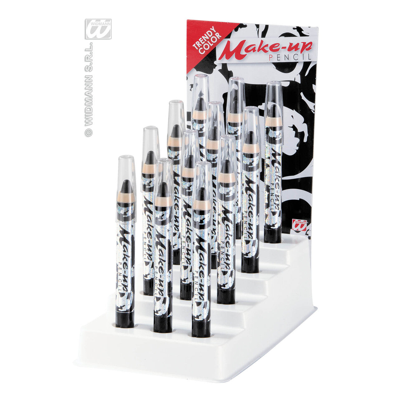 Op deze afbeelding zie je een Accessoires, van het merk Widmann. Make-Up Potlood Zwart