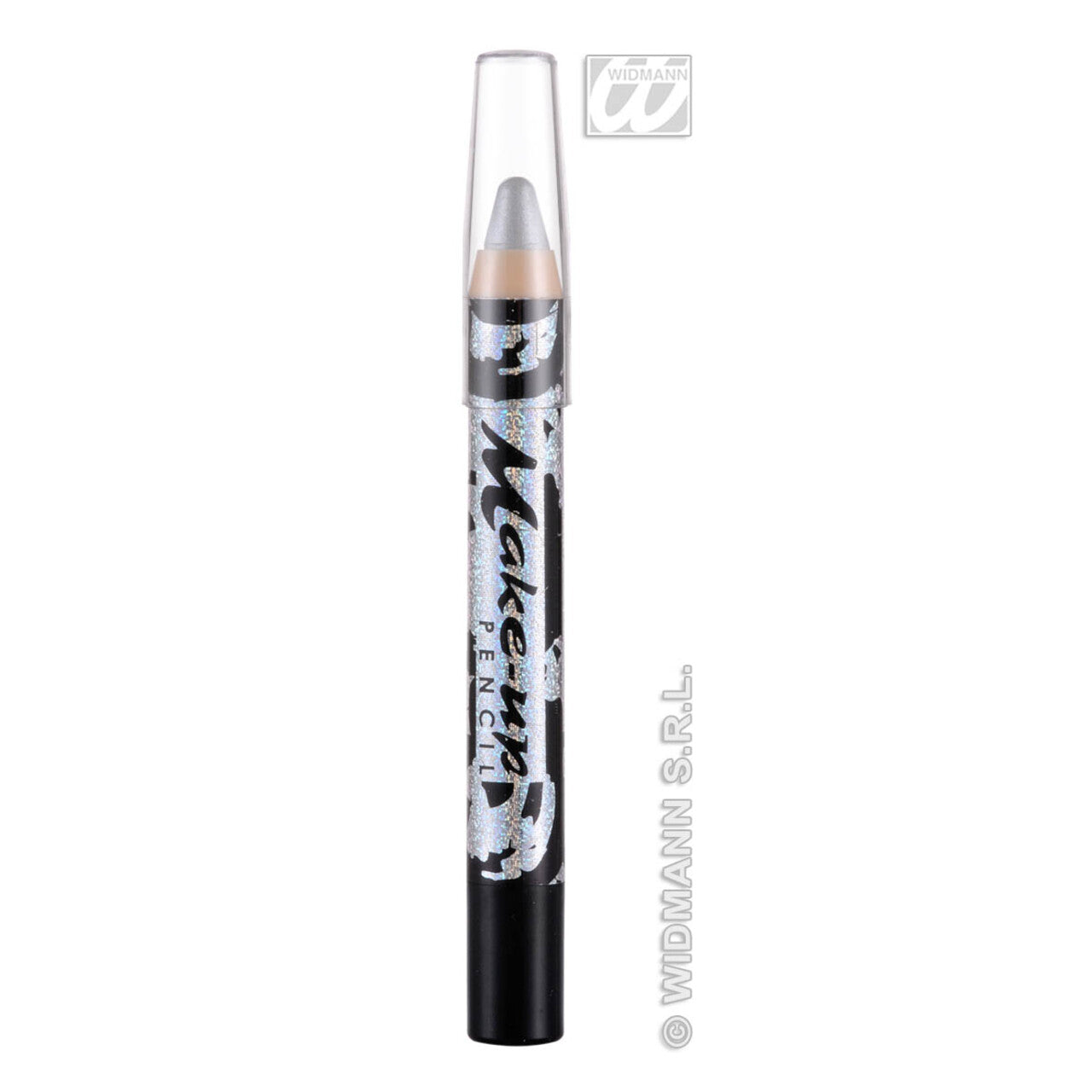 Op deze afbeelding zie je een Accessoires, van het merk Widmann. Make-Up Potlood Zilver