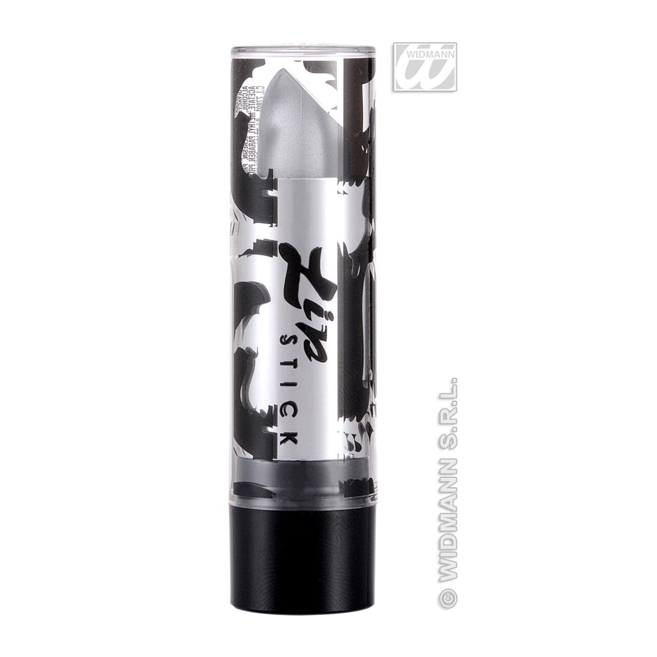 Op deze afbeelding zie je een Accessoires, van het merk Widmann. Lippenstift Zilver
