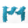 Lange Boa Met Veren Turquoise 180 Centimeter