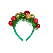 Op deze afbeelding zie je een Accessoires, van het merk Wilbers. Haarband Versierd Met Kerstballen