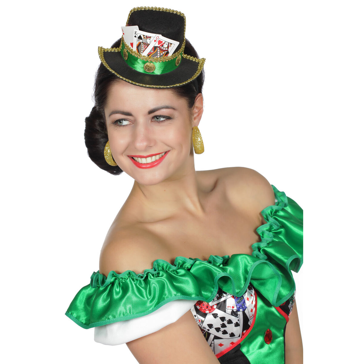 Op deze afbeelding zie je een Accessoires, van het merk Wilbers. Minihoed Casino