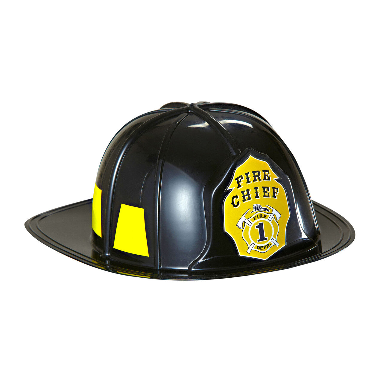 Op deze afbeelding zie je een Accessoires, van het merk Widmann. Brandweerhelm Zwart Hard Plastic