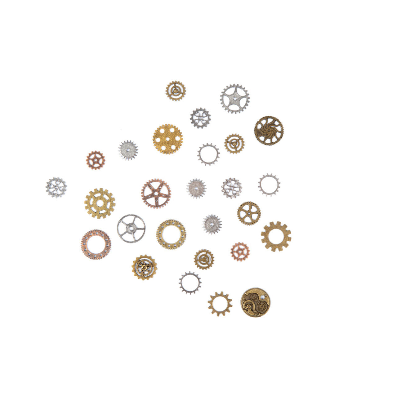 Op deze afbeelding zie je een Accessoires, van het merk Wilbers. Set Tandwielen Steampunk Wheels Of Time 24 Stuks