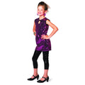 Lila Disco-Glitzerkleid Patty Mädchen