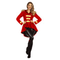 Roter Show-Zirkusfrack Damen