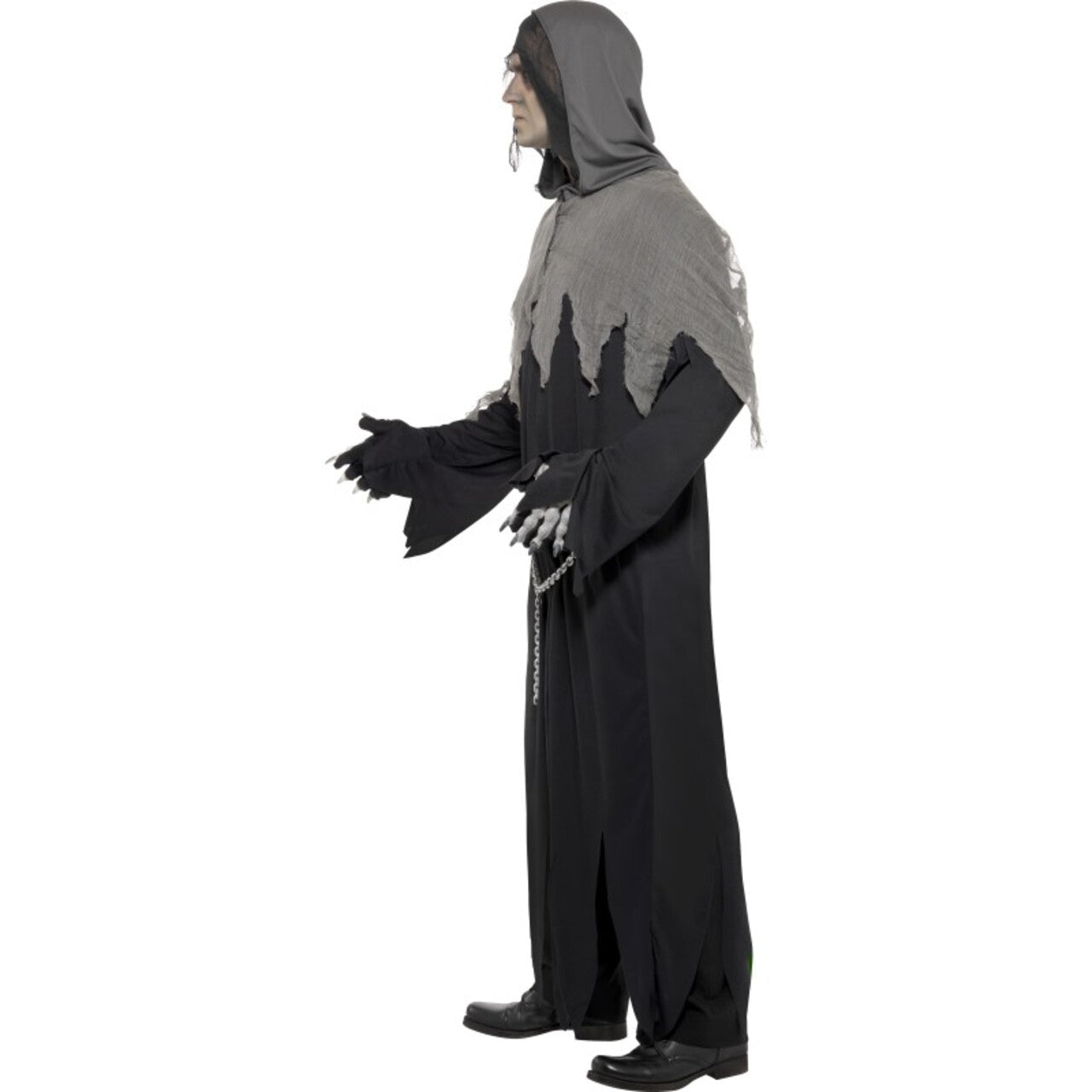 Op deze afbeelding zie je een Kostuums, van het merk Smiffy's. Grim Reaper Uit Het Hiernamaals Man Kostuum