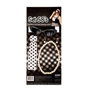 Op deze afbeelding zie je een Accessoires, van het merk Wilbers. Accessoireset 60s Zwart / Wit