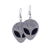 Op deze afbeelding zie je een Accessoires, van het merk Wilbers. Oorbellen Silvershine Alien