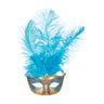 Opvallend Venetiaans Masker Lichtblauw Emerald Beauty