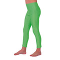 Neon Groene Disco Legging Kinderen Meisje