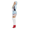 IJskoude Hete Eskimo Blauw Vrouw Kostuum