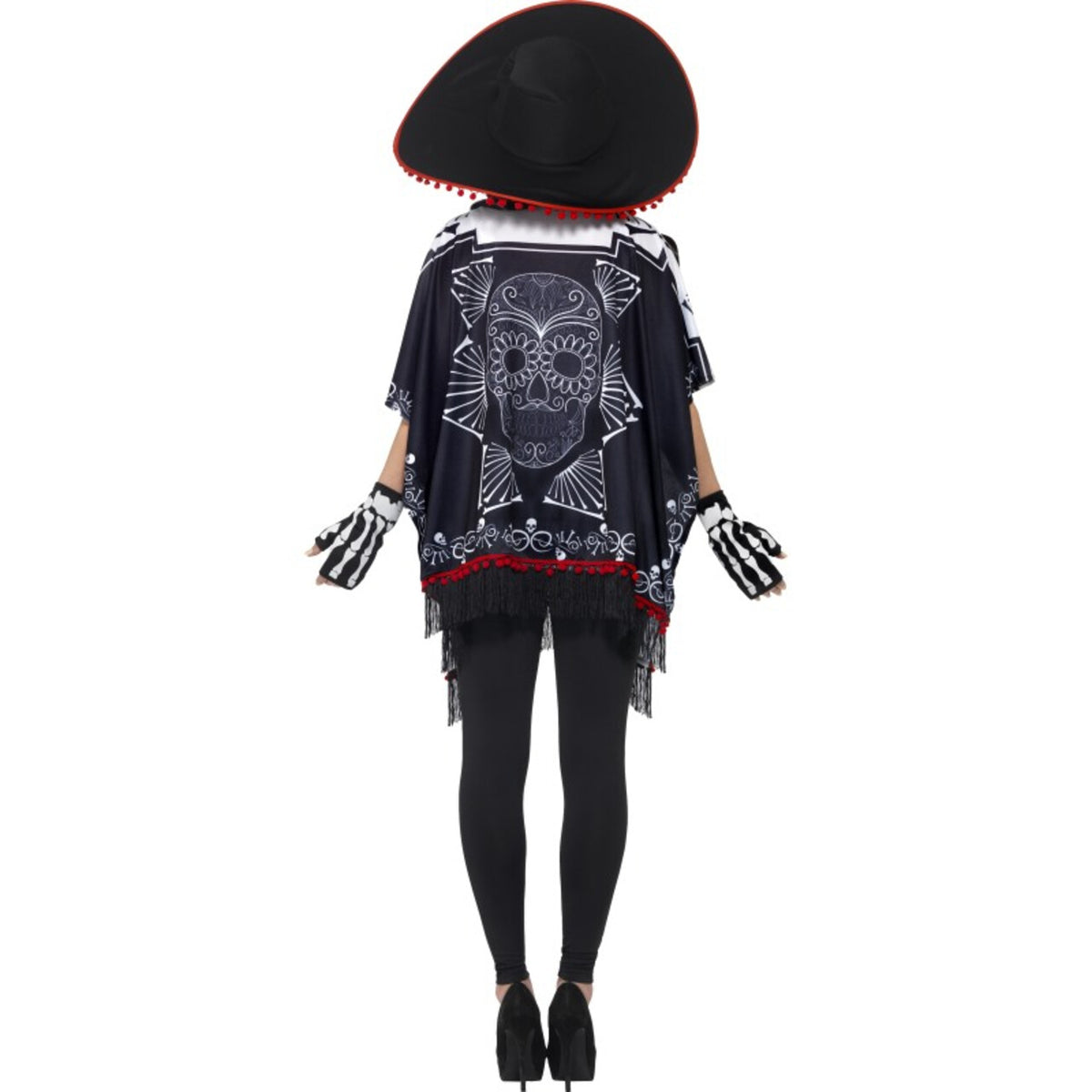 Op deze afbeelding zie je een Kostuums, van het merk Smiffy's. Day Of The Dead Bandido Kostuum