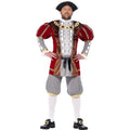 Engelse Koning Henry Vii Luxe Man Kostuum