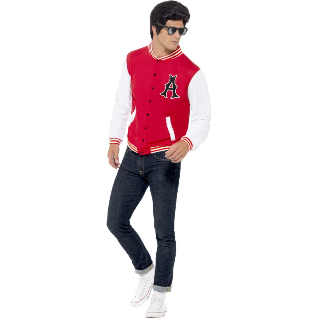 Op deze afbeelding zie je een Kostuums, van het merk Smiffy's. 50s High School Dude Man