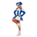 Majorette Danseuse, Bleu Costume Femme