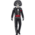 Zwart Day Of The Dead Senor Bones Man Kostuum