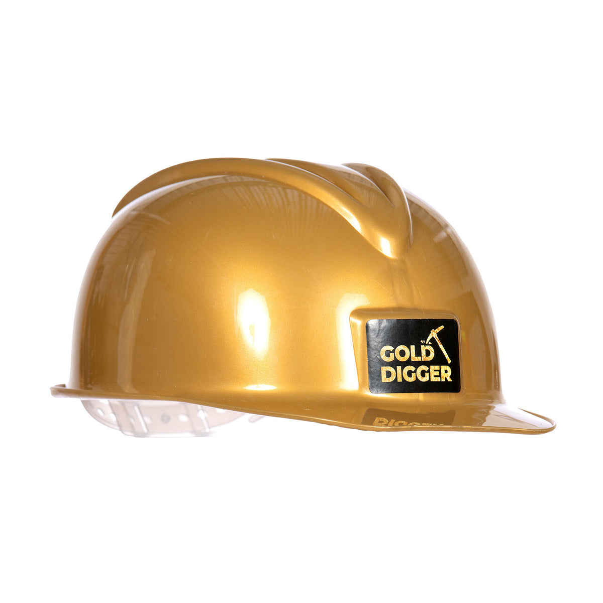 Op deze afbeelding zie je een Accessoires, van het merk Wilbers. Helm Bouwvakker Gold Digger