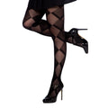 Collants Noirs Chics À Carreaux