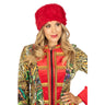 Bandeau Chaud En Fourrure Rouge