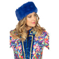 Hoofdband Warm Bontje Blauw