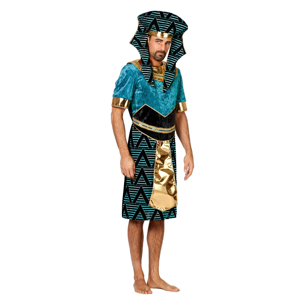 Op deze afbeelding zie je een Kostuums, van het merk Wilbers. Egyptenaar Ramses ( Zonder Hoed) Farao Van De Nijl Man Kostuum