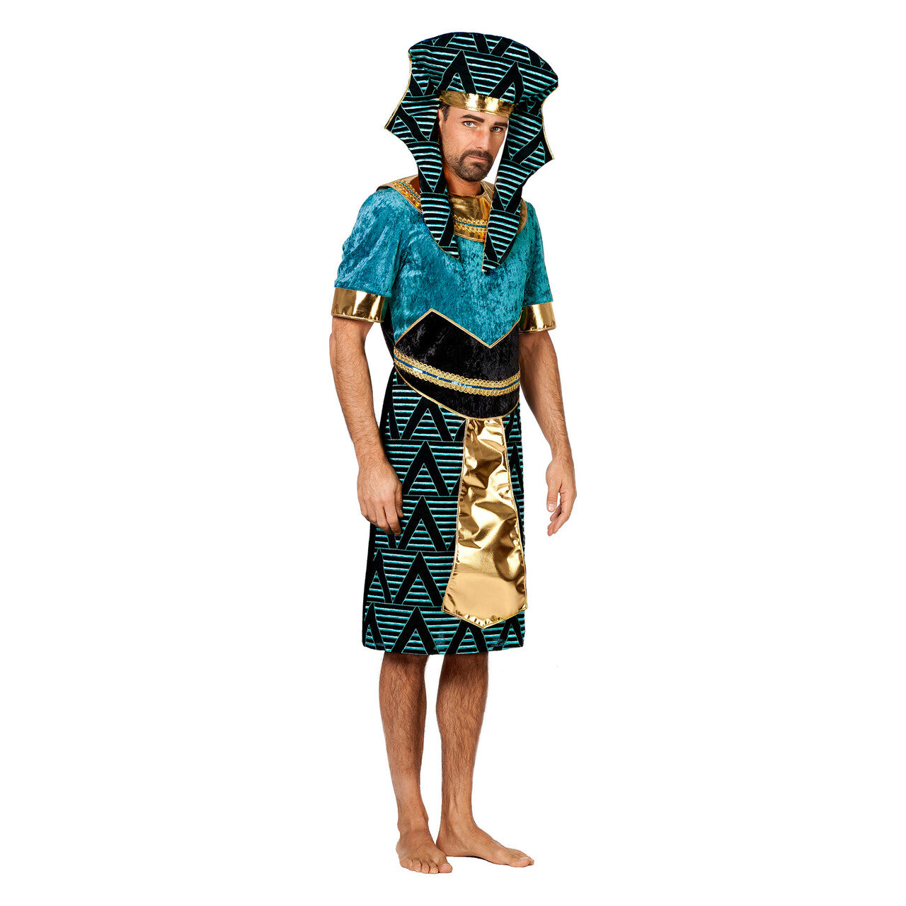 Op deze afbeelding zie je een Kostuums, van het merk Wilbers. Egyptenaar Ramses ( Zonder Hoed) Farao Van De Nijl Man Kostuum