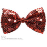 Noeud Papillon à Paillettes Rouge